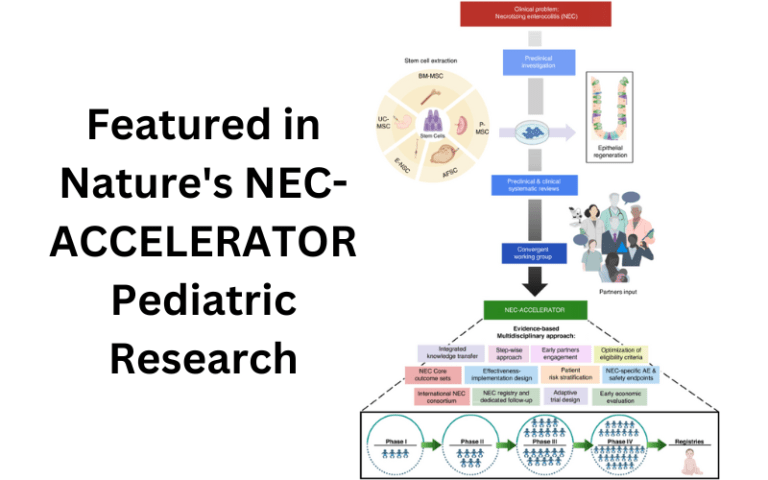 Featured in Nature's NEC-ACCELERATOR Pediatric Research